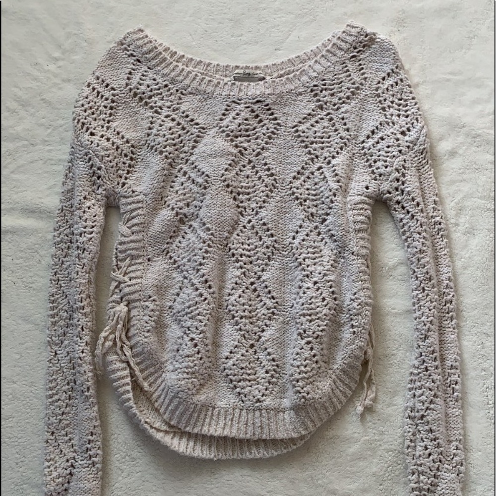 See through sweater
